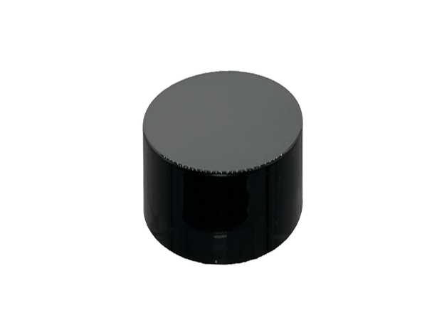 28-410 Smooth Black Continuous Thread Cap Foam Liner