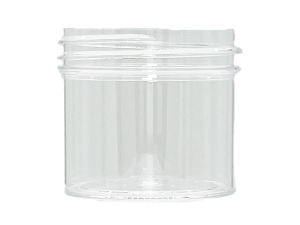3 oz 58-400 Clear PS Single Wall Jar