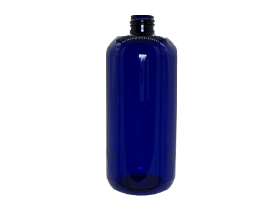 32 oz 28-410 Blue PET Boston Round