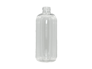 32 oz 28-410 Clear PET Boston Round