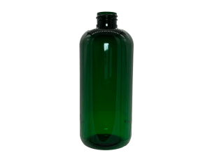 32 oz 28-410 Green PET Boston Round