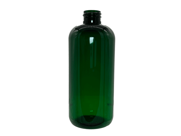 32 oz 28-410 Green PET Boston Round