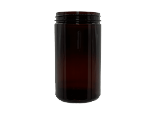 32 oz 89-400 Amber PET Single Wall Jar