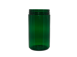 32 oz 89-400 Green PET Single Wall Jar