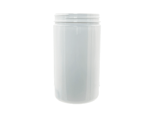 32 oz 89-400 White PET Single Wall Jar