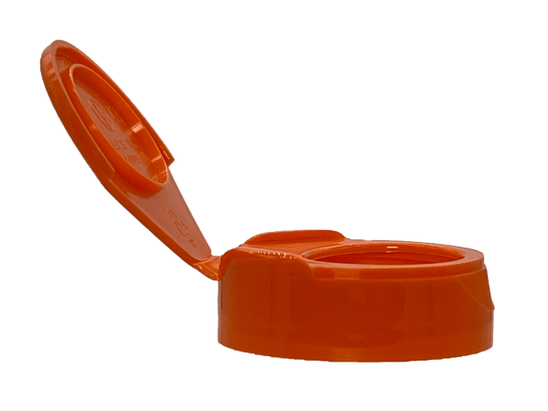 33-400 Smooth Orange Supplement Cap Pressure Sensitive (PS) Liner