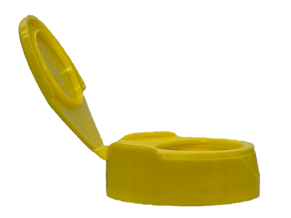 38-400 Smooth Yellow Supplement Cap Pressure Sensitive (PS) Liner
