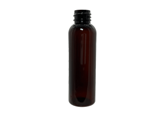 4 oz 24-410 Amber PET Imperial Round