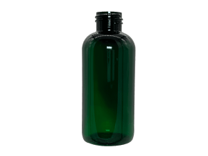 4 oz 24-410 Green PET Boston Round