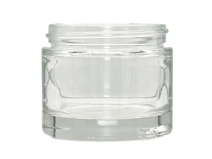 4 oz 58-400 Clear Glass Straight Sided Jar