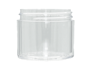4 oz 58-400 Clear PS Thick Wall Jar
