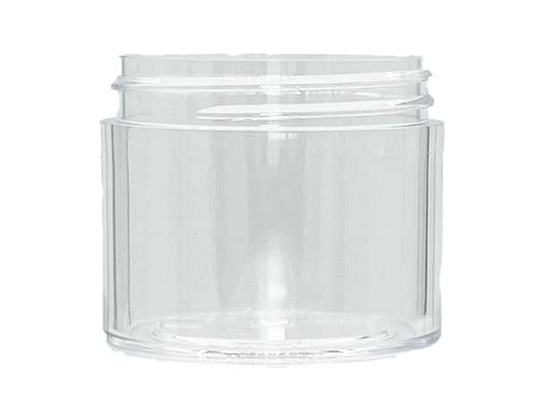 4 oz 70-400 Clear PS Thick Wall Jar