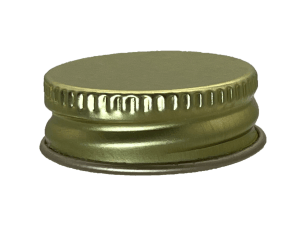 48-400 Metal Gold Continuous Thread Cap Foam Liner