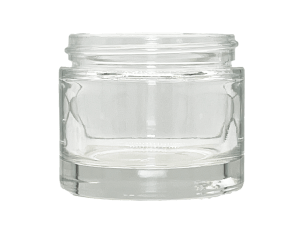 50 cc 53-400 Clear Glass Straight Sided Jar