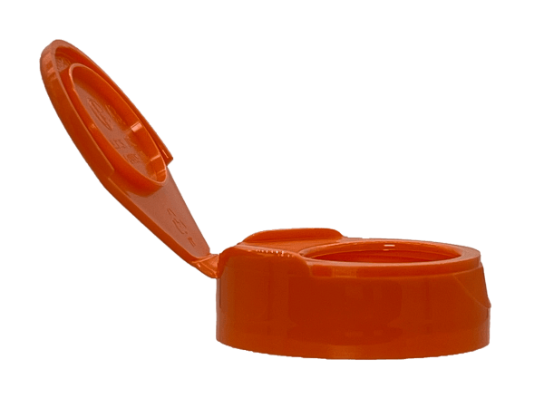 53-400 Smooth Orange Supplement Cap Heat Induction Seal (HS) Liner
