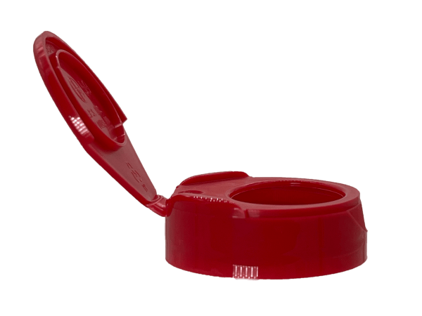 53-400 Smooth Red Supplement Cap Pressure Sensitive (PS) Liner