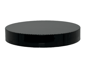 58-400 Smooth Black Continuous Thread Cap Unlined