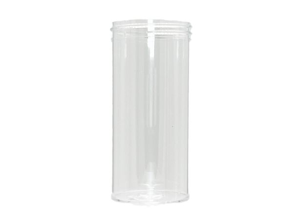 6 oz 63-400 Clear PS Single Wall Jar
