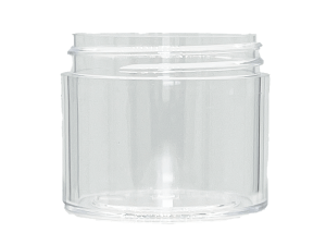 6 oz 70-400 Clear PS Thick Wall Jar