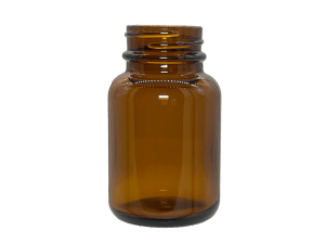 60 cc 33-400 Amber Glass Packer Bottle