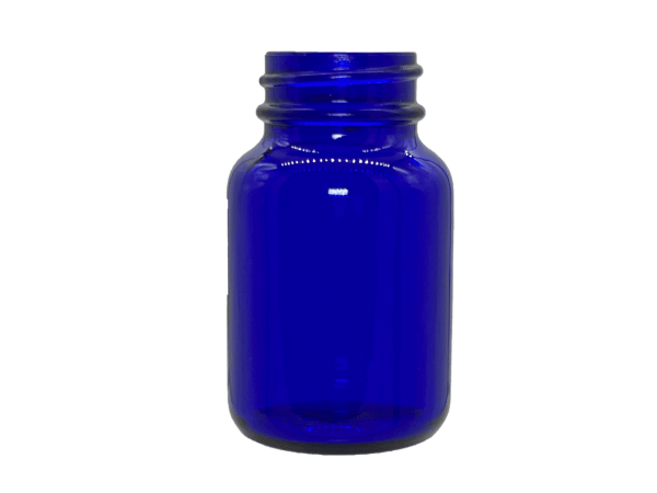 60 cc 33-400 Blue Glass Packer Bottle