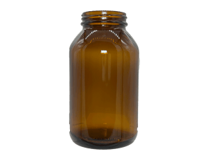 625 cc 53-400 Amber Glass Packer Bottle