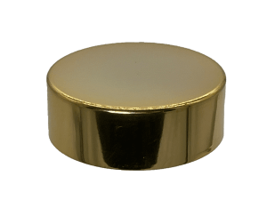 63-400 Metal Overshell Shiny Gold Continuous Thread Cap Foam Liner