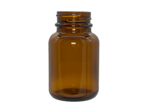 75 cc 38-400 Amber Glass Packer Bottle