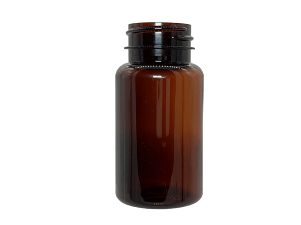 75 cc 38-400 Amber PET Packer Bottle