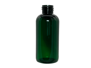 8 oz 24-410 Green PET Boston Round