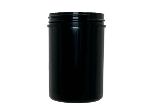 8 oz 63-400 Black PP Single Wall Jar