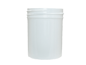 8 oz 63-400 White PP Single Wall Jar