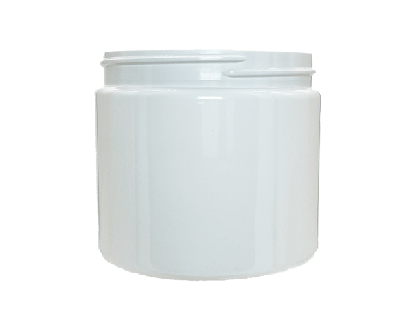 8 oz 70-400 White PET Single Wall Jar