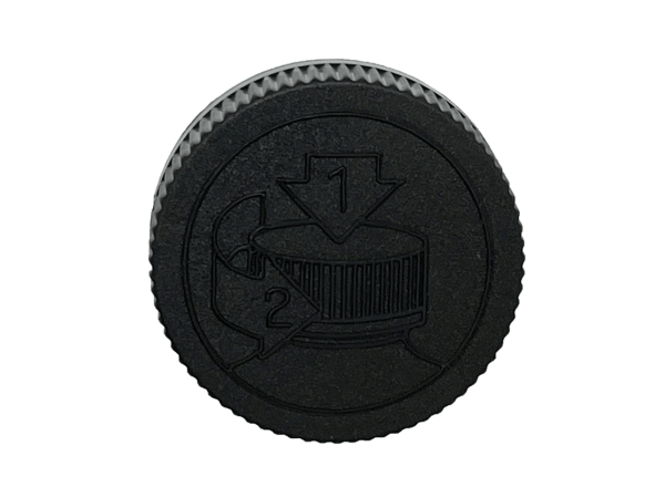 89-400 Pictorial Black Child Resistant Cap Heat Induction Seal (HS) Liner