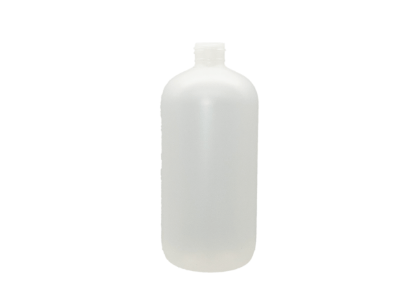 12 oz 24-410 Natural HDPE Boston Round