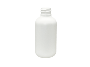 2 oz 20-410 White HDPE Boston Round