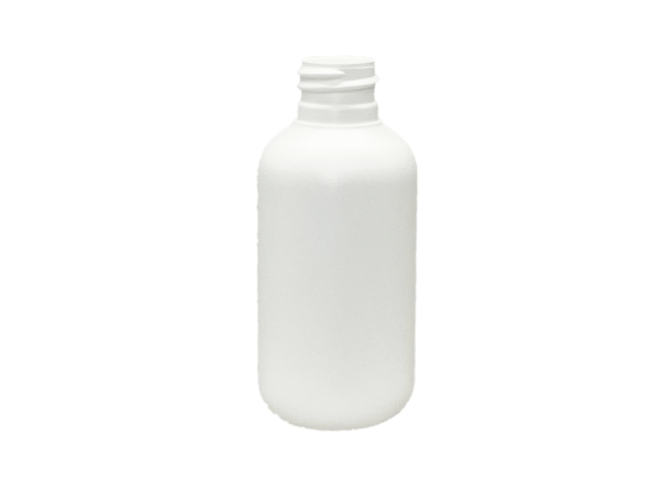 2 oz 20-410 White HDPE Boston Round