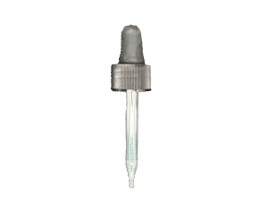 20-400 Ribbed Black Dropper