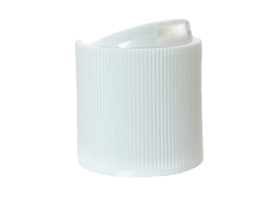 20-410 Ribbed White Disc Cap Pressure Sensitive (PS) Liner