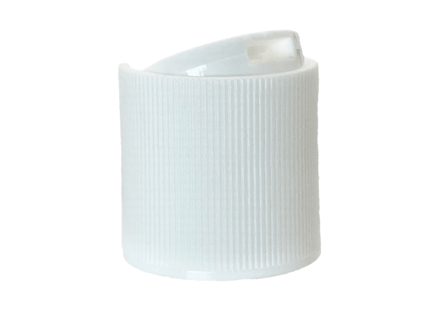 24-410 Ribbed White Disc Cap Heat Induction Seal (HS) Liner