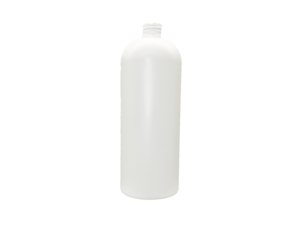 32 oz 28-410 White HDPE Boston Round