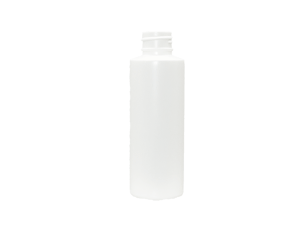 6 oz 24-410 White HDPE Cylinder Round