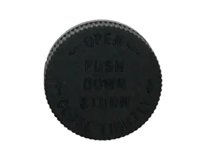 20-400-pdt-text-black-child-resistant-cap-heat-induction-seal