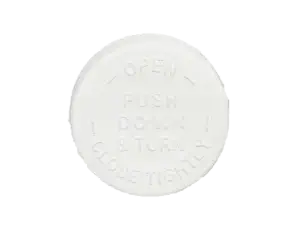 20-400-pdt-text-white-child-resistant-cap