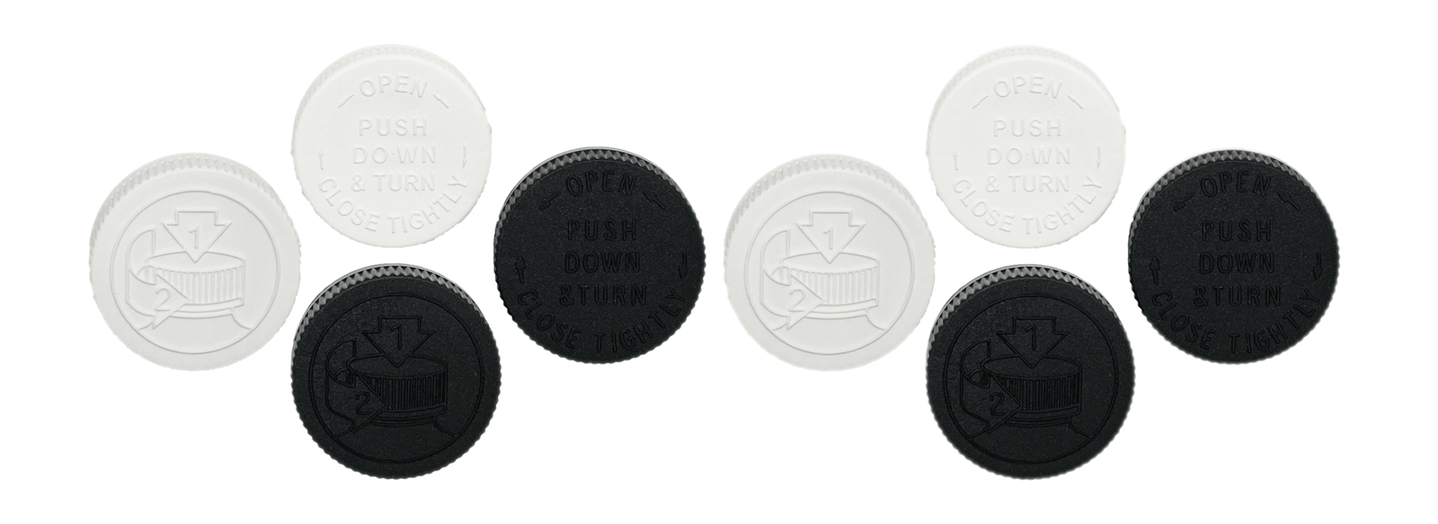 child resistant caps